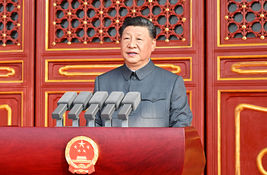 紀(jì)念中國人民抗日戰(zhàn)爭暨世界反法西斯戰(zhàn)爭勝利80周年大會在京隆重舉行